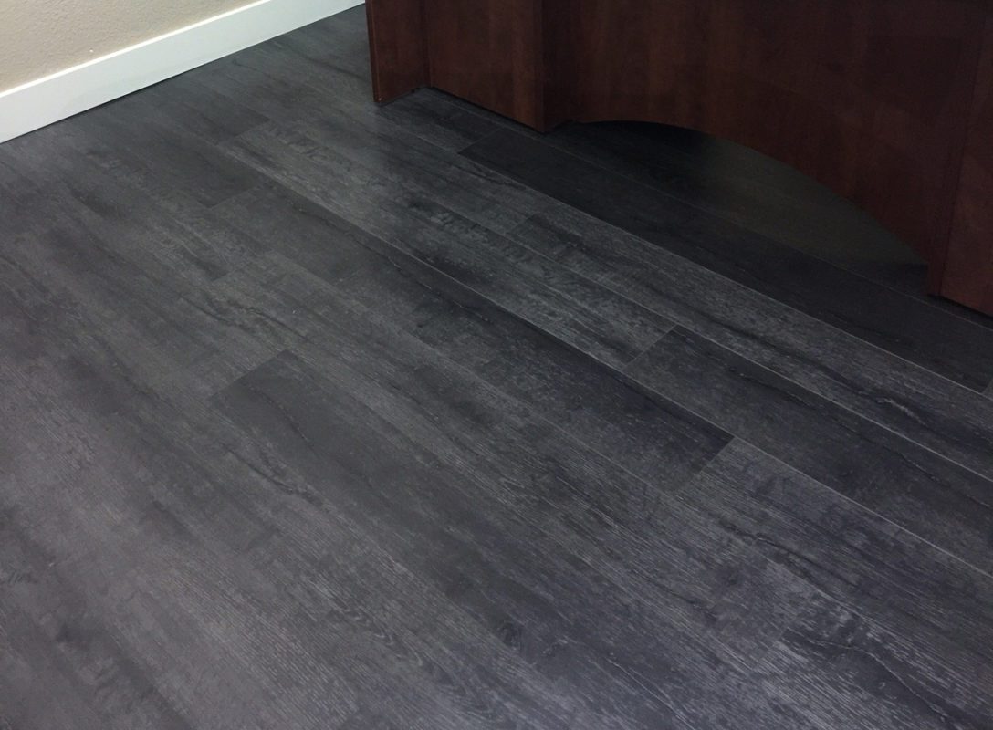 Boston Dark Laminate Flooring, Dark Gray Pergo Flooring