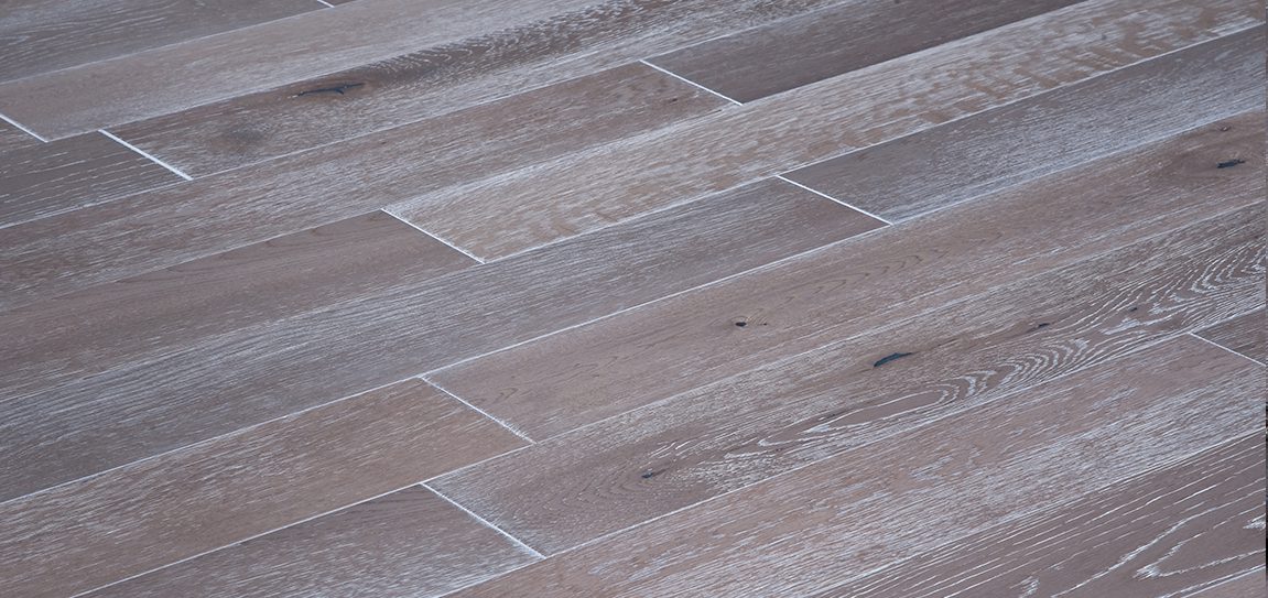 White Oak Engineered Hardwood, Distressed White Washed Laminate Flooring